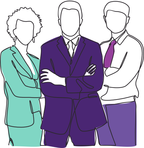 Illustration of businesspeople